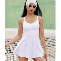 “Venus” Dress- Sky Blue and White