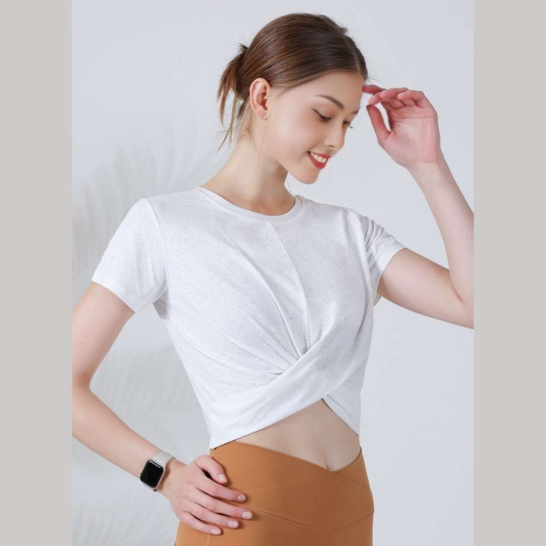 Simone Two-Way wear T-Shirt in Terracotta
