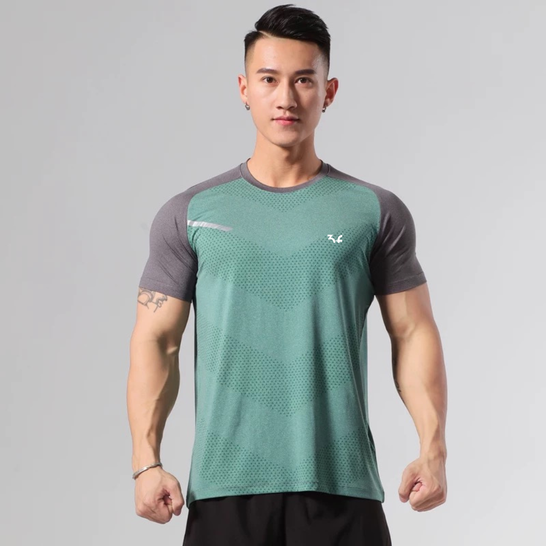 Men's functional workout t-shirt " Mario" Mint Green