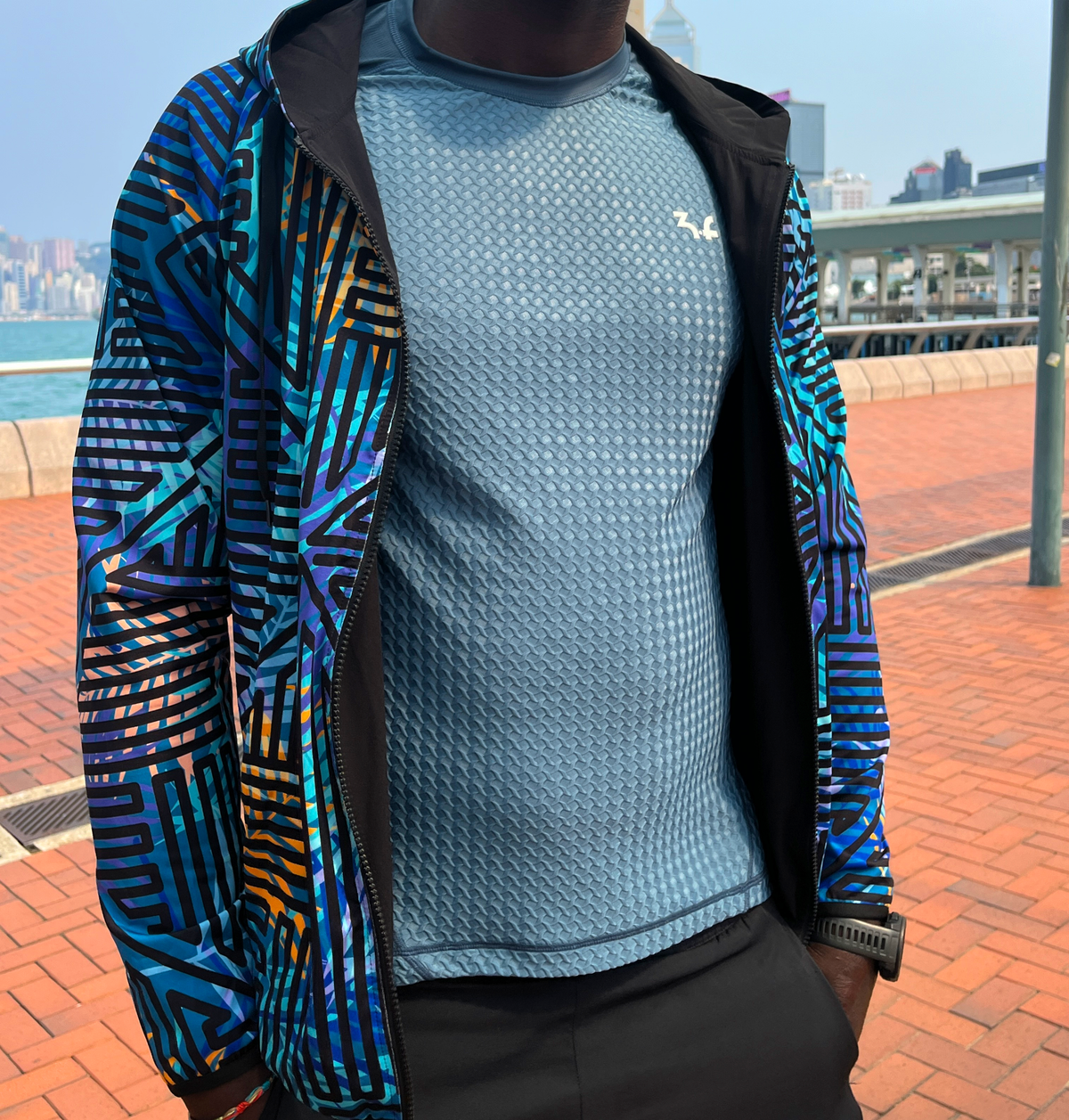 ultra cool t-shirt and Skylar jacket 3F activewear powerful in our own way