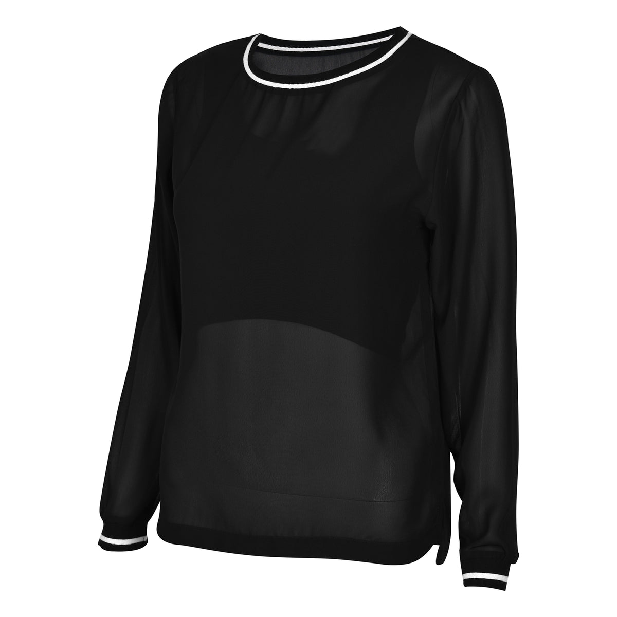 Transparent long sleeve shirt "Gabby" - IAM3F