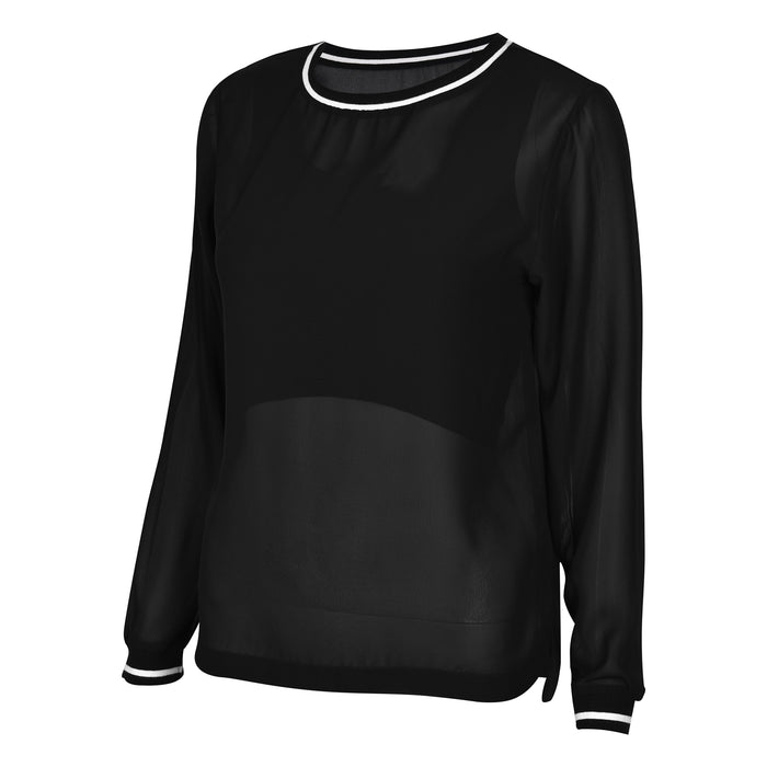 Transparent long sleeve shirt "Gabby" - IAM3F