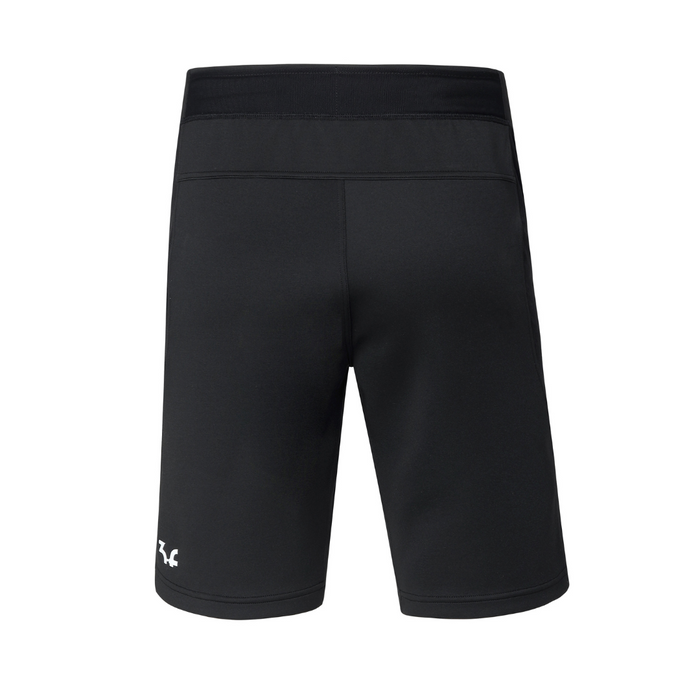 Your comfy & stretchy To-Go Shorts "Claude" with two deep side pockets with zipper. With the two different kind of stretch fabric you will feel the comfiness while running or doing your squats in the gym.