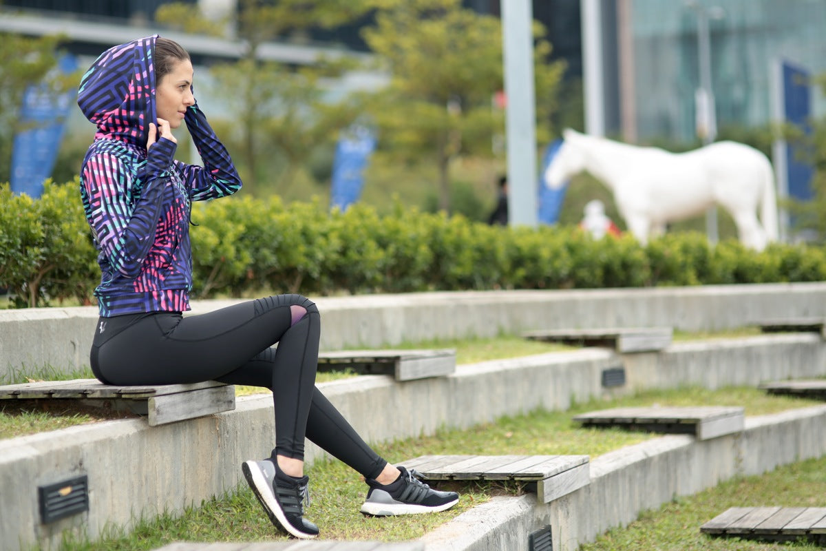 Women's hoodie "Steffi" with handy pockets inside - IAM3F