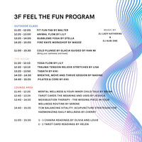 3F FEEL THE FUN FESTIVAL - 29th June 音樂, 健康和健身節! The Hive Sheung Wan 上環