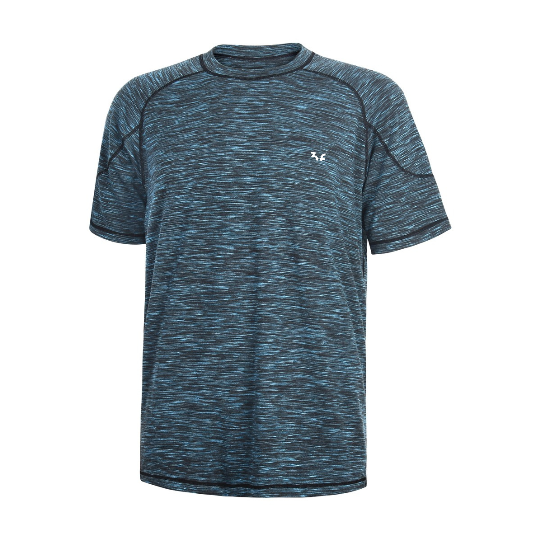 Men's functional workout t-shirt " Axel" in blue