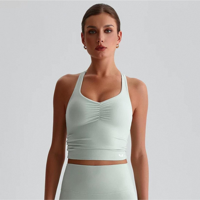 “Coco” Sports Bra Top – Available in Mint Green & Beige