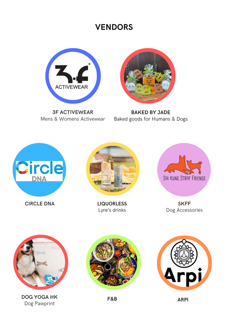 3f feel the fun festival activewear sai kung stray friends, arpi circle dna, dog yoga, sport event