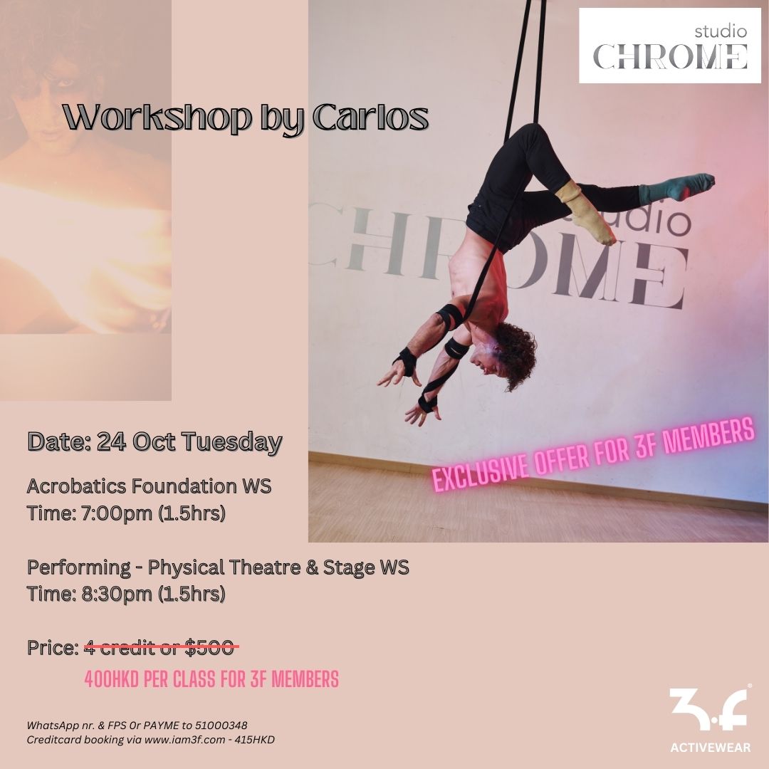 Special Pole dance workshop 24 October Tuesday