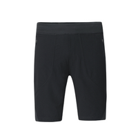 Your comfy & stretchy To-Go Shorts "Claude" with two deep side pockets with zipper. With the two different kind of stretch fabric you will feel the comfiness while running or doing your squats in the gym.