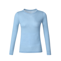 Upgrade your wardrobe with the comfy, classic Tamara long sleeve shirt. Its slim fit and crew neck offer an effortless, trendy look for cooler days. Embrace the chill and make this shirt your go-to favorite. It comes with a thick laundry meshbag to safeguard your belongings and keep your activewear fresh.