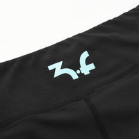 Your workout legging "Femke" with faux leather scrunches LOGO AT THE BACK - 3F activewear