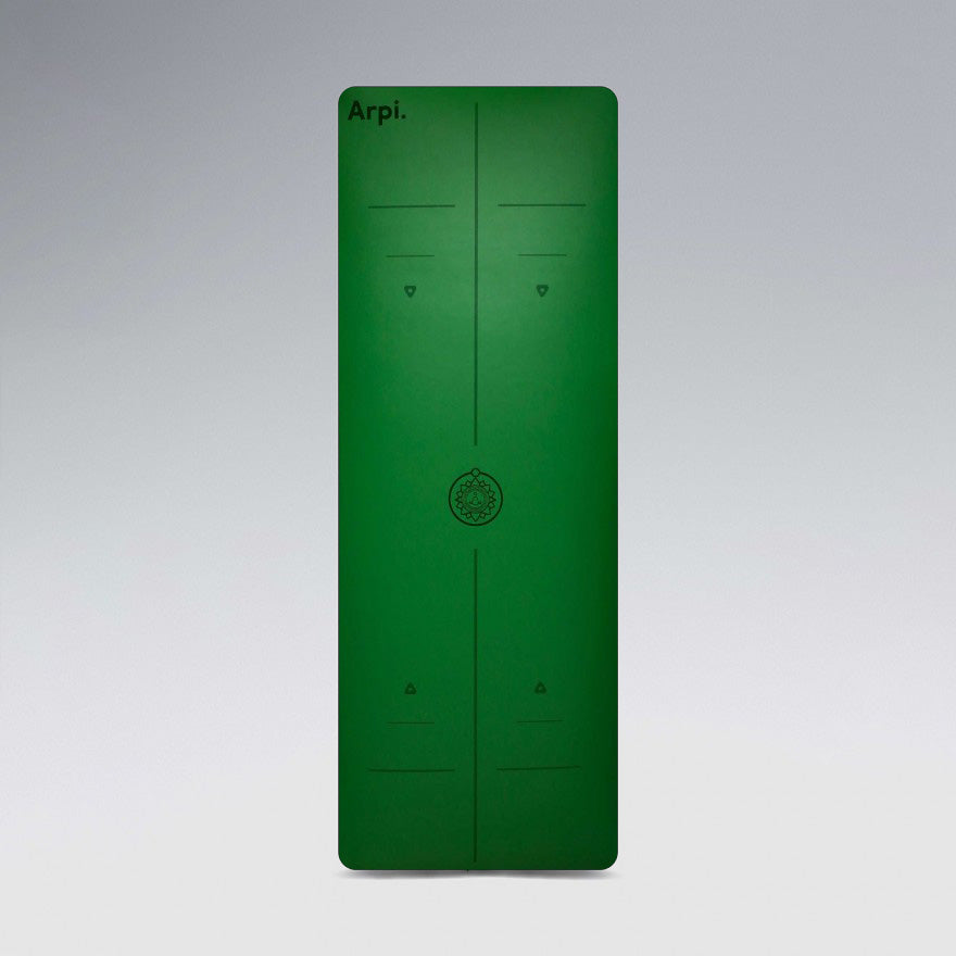 Green mat for all your yoga, pilates, fitness practices